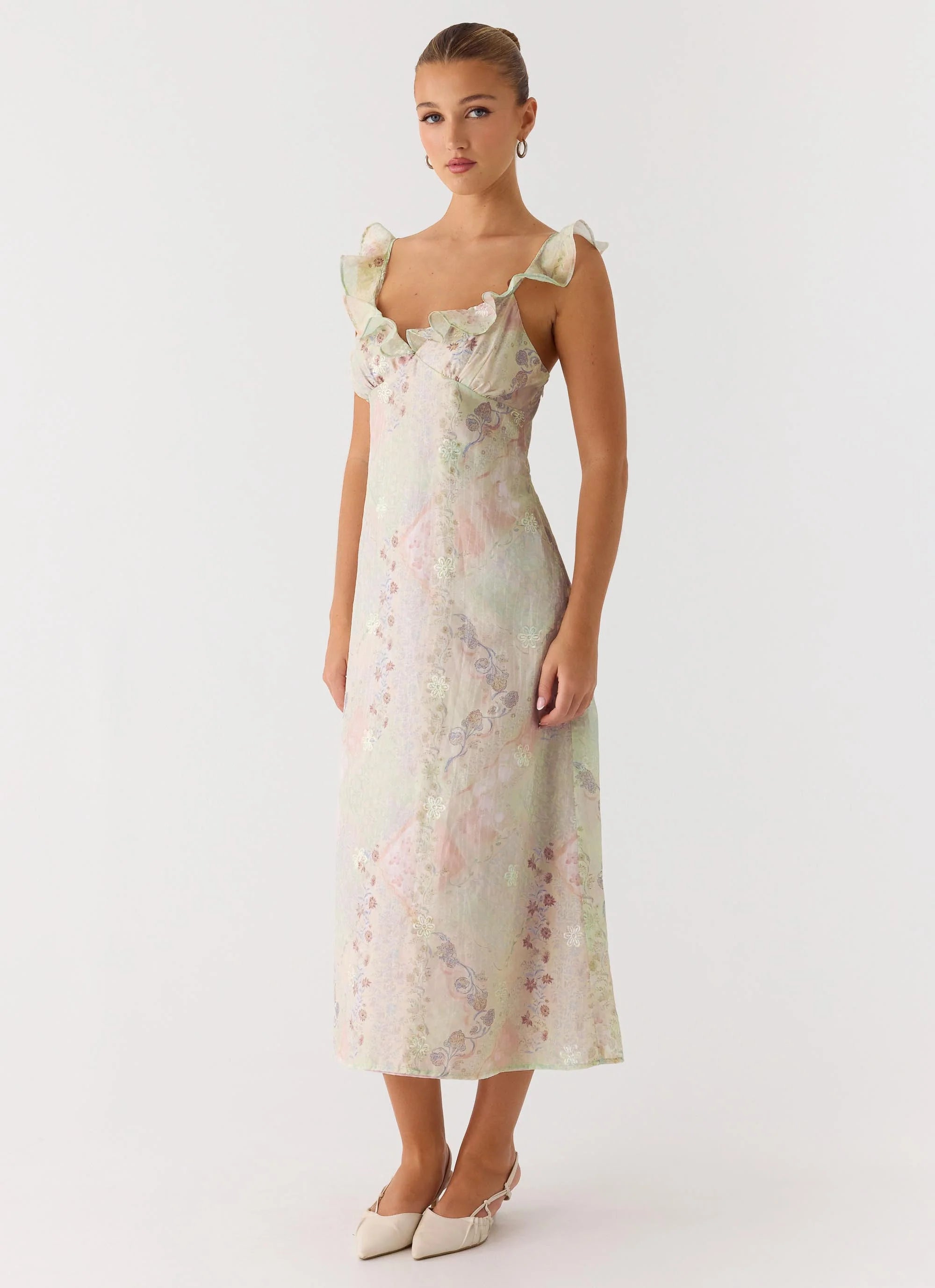 Europa Midi Dress - Mystic Paisley