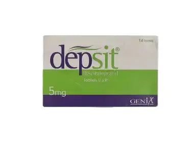 Depsit Tablets 5mg – Escitalopram for Depression Treatment