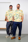 SUN SURF - Aloha Shirt "Scenery of Japan" | yellow