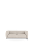 Painted steel
Fabric upholstered polyurethane 
2 seater sofa
Panamino fabric