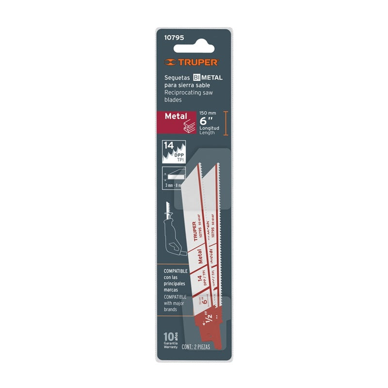 Seguetas Sierra Sab.6" 14Dpp Se-614F 2Pz Truper