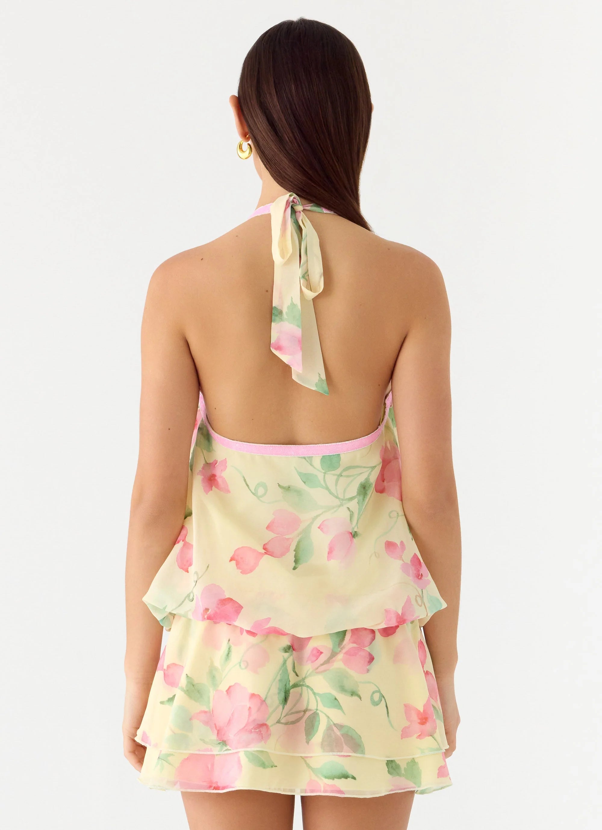 Read Your Mind Mini Dress - Lemon Soleil