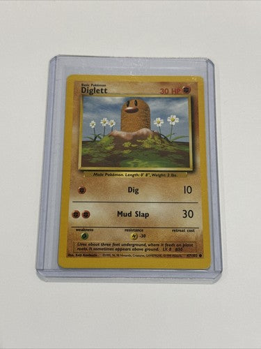 Diglett - Base Set [COMMON] [Moderately Played]