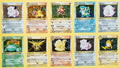 Pokémon: Rare un-cut sheet of first edition cards sold at auction