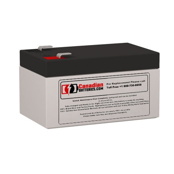 12V, 1.3Ah, replacement battery for Neuton Power Np1213 with F1 terminals Sealed Lead Acid CB Generic Default Title