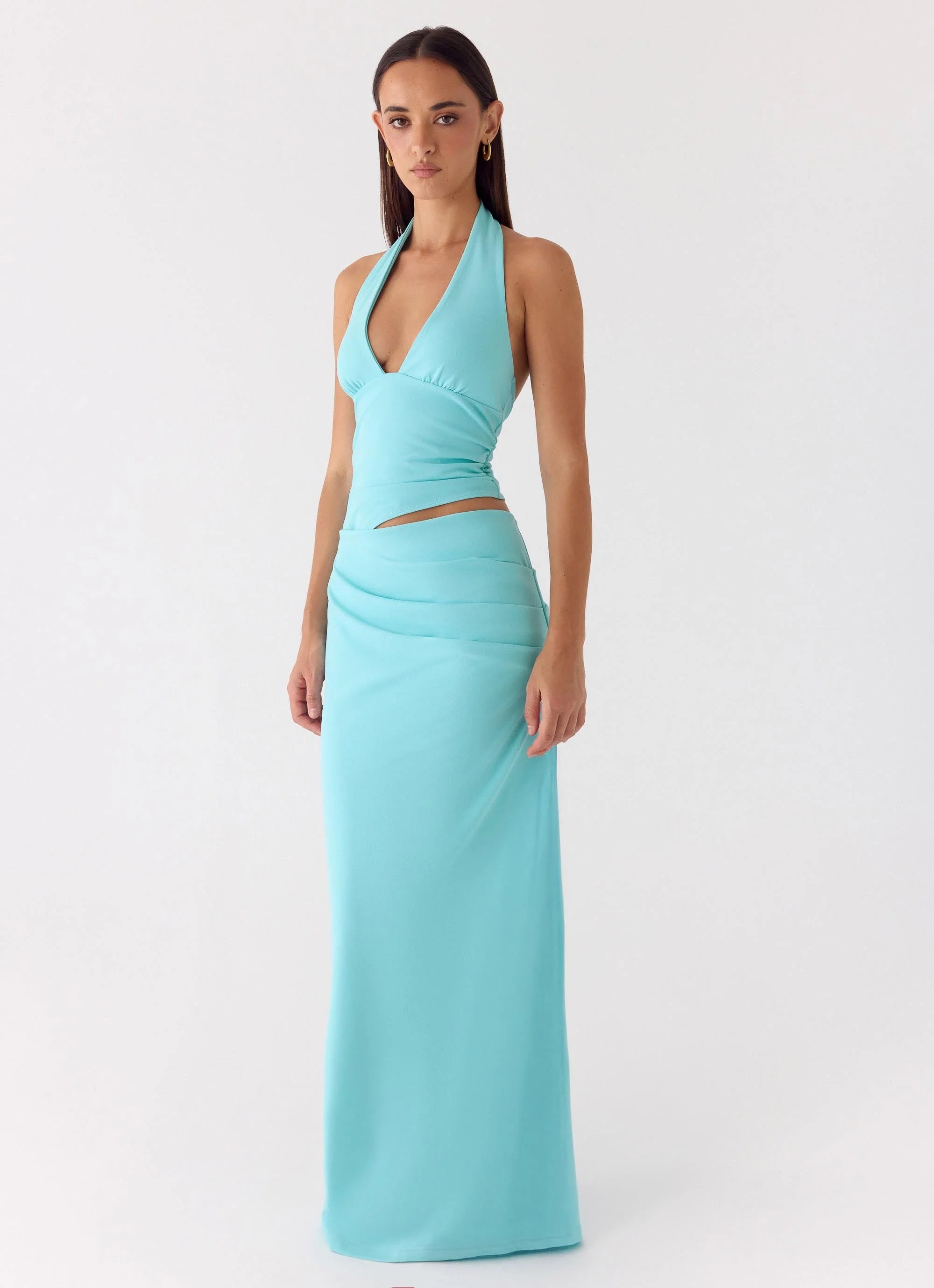 Almost Love Maxi Dress - Aqua