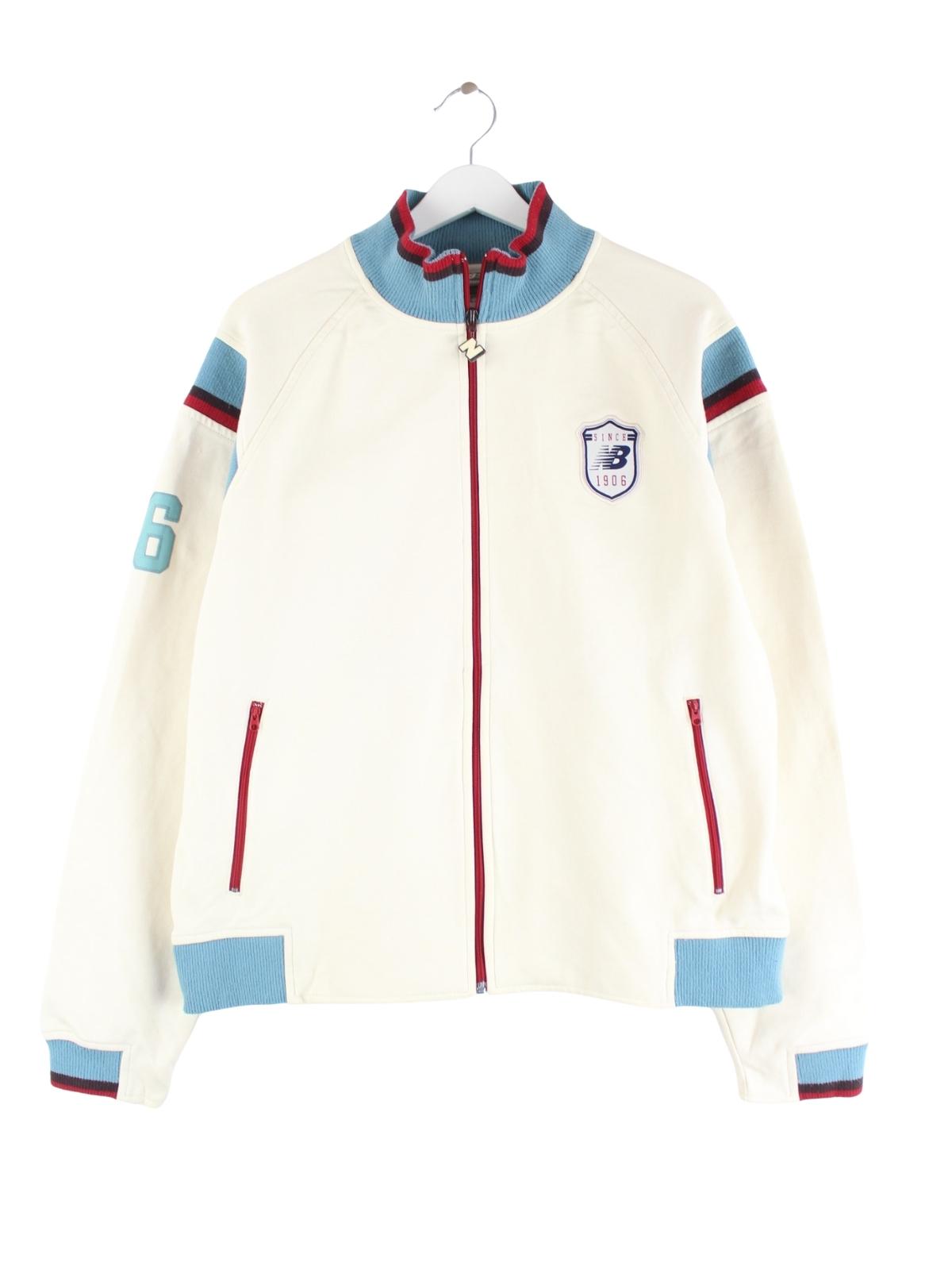 New Balance Patch Sweatjacke Beige M