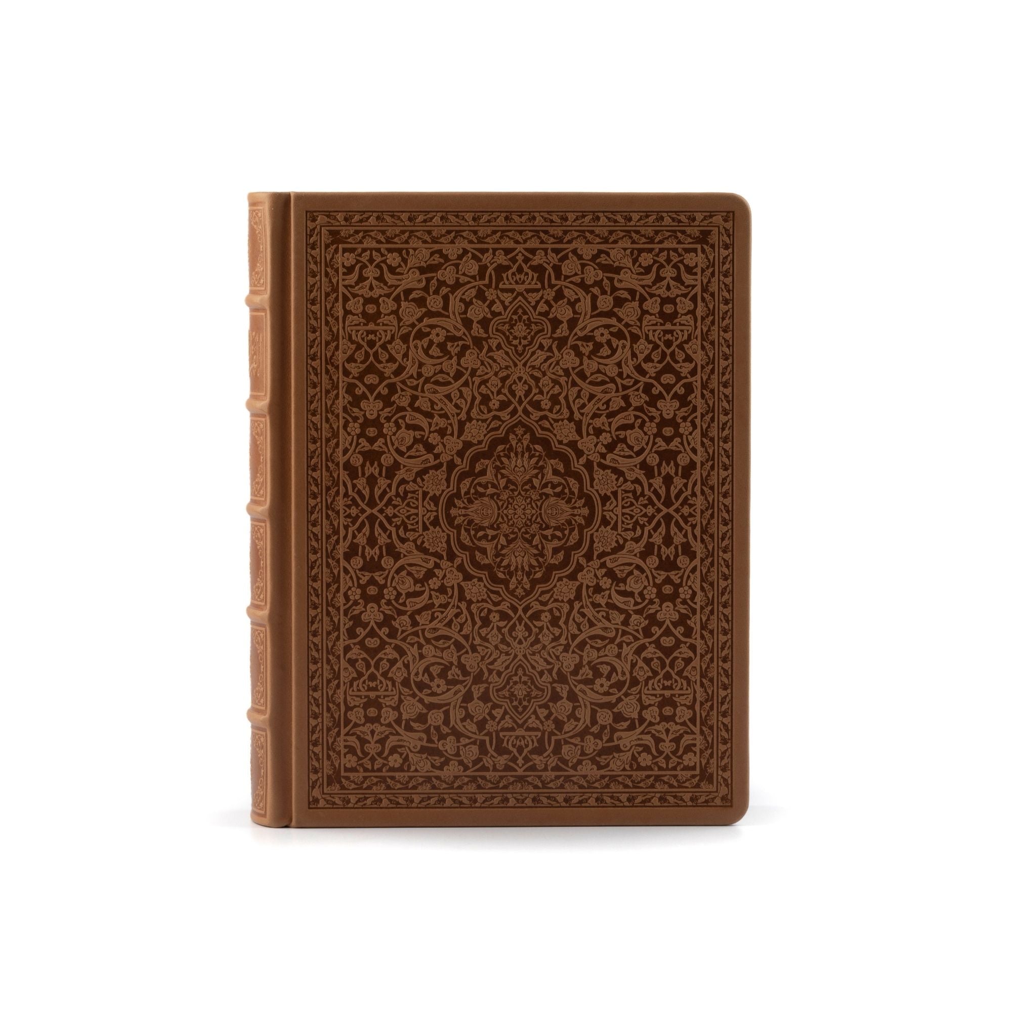 Medium Size Quran in Genuine Leather  Luxurious Box With Magnet (Brown)