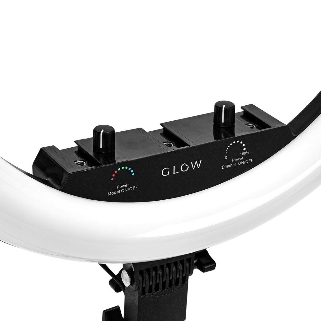 Ring Light su Stativo Glow 18" 45W Nero RGB - immagine 11