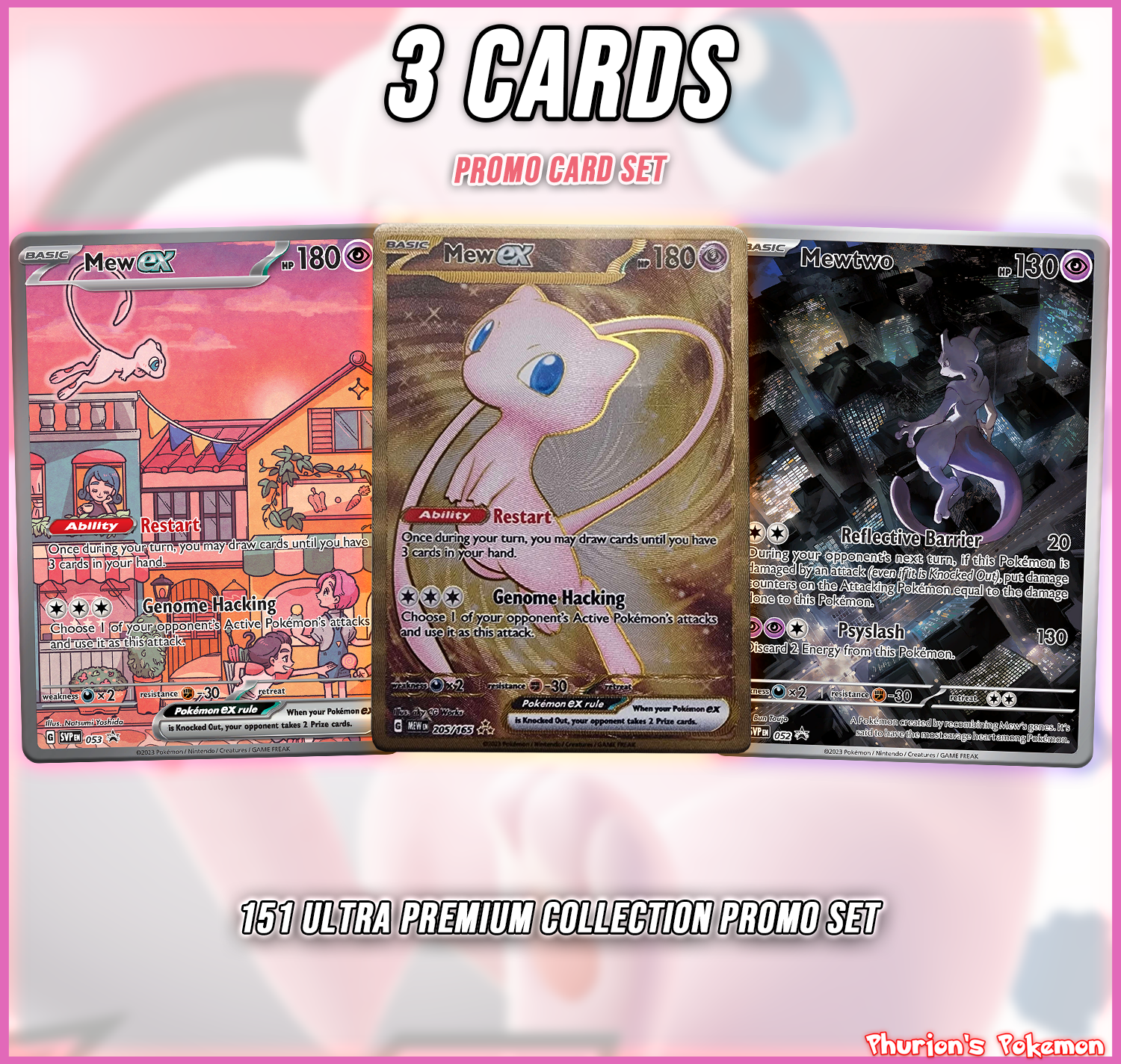 151 Ultra Premium Collection Promo Set (Singles) (Promos)