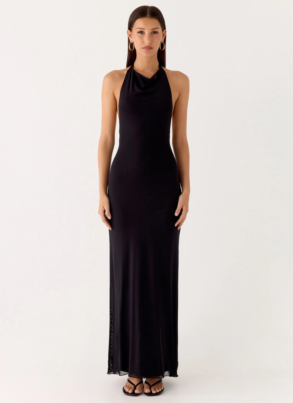 Starlight Nights Maxi Dress - Black