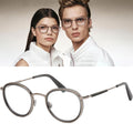 Moncler Eyeglass Frame ML5153 Luxury Transparent Soltex Fashion Round Retro 123515781