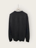 Hermes Charcoal Chandel Elbow Patch Cashmere Knit 149507185