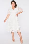 Nicolla White Lace Dress