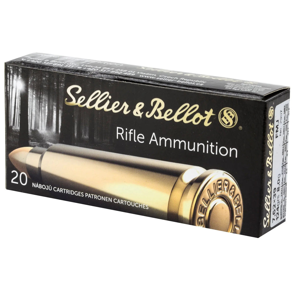 S&B 762X39 124GR FMJ 20/600 - American Ordnance