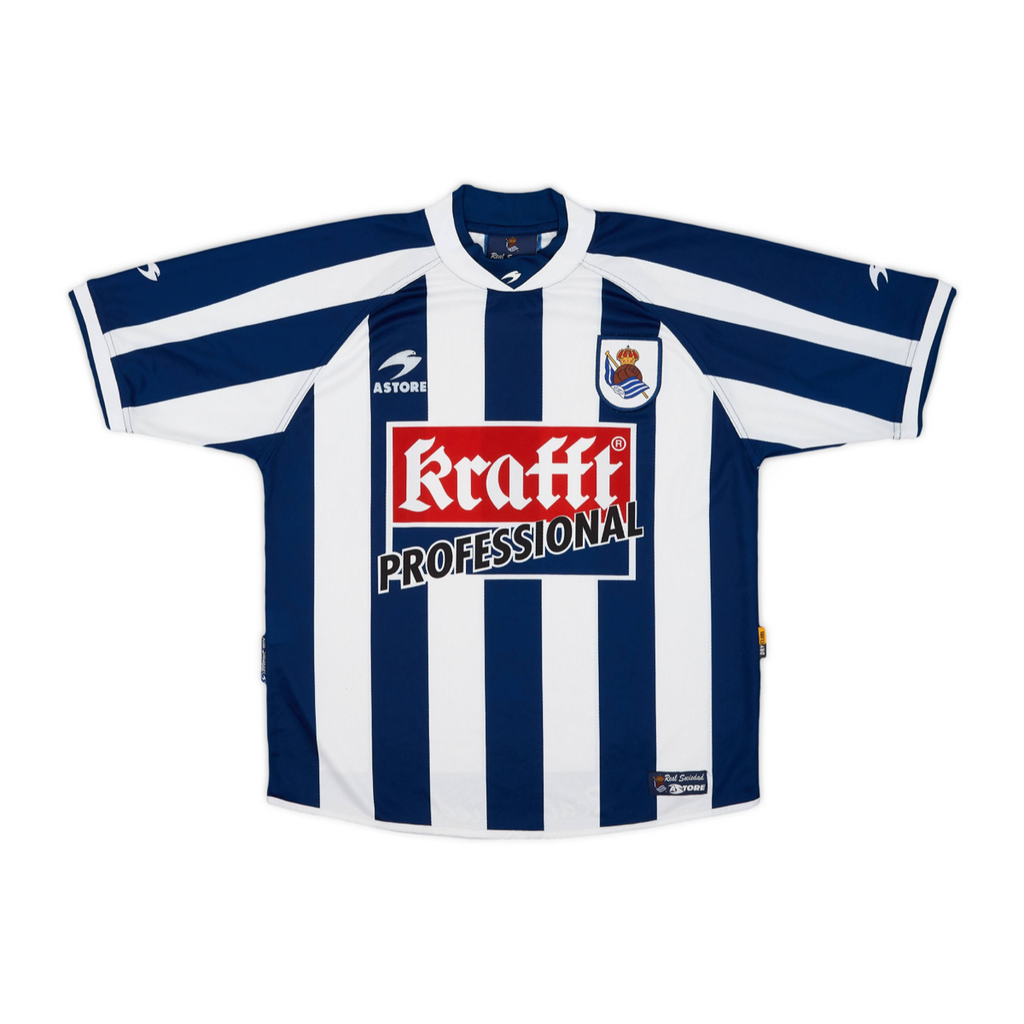2002-03 Real Sociedad de Fútbol de Fútbol 1a Equipación