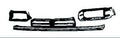 Coppia griglie Sinistro ACCORD 83-85 3pt