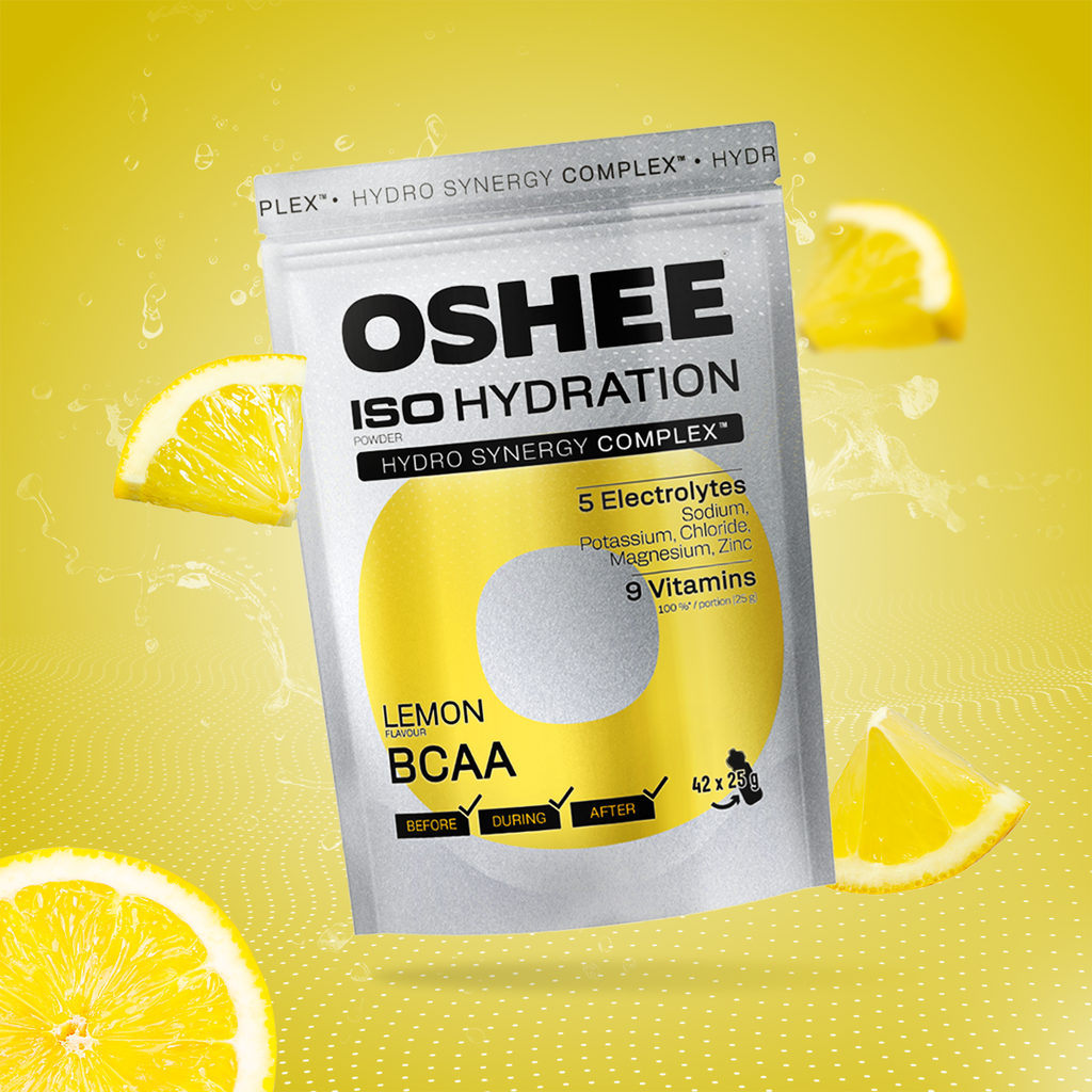 OSHEE ISO Hydration izotonik w proszku Lemon BCAA 1050 g