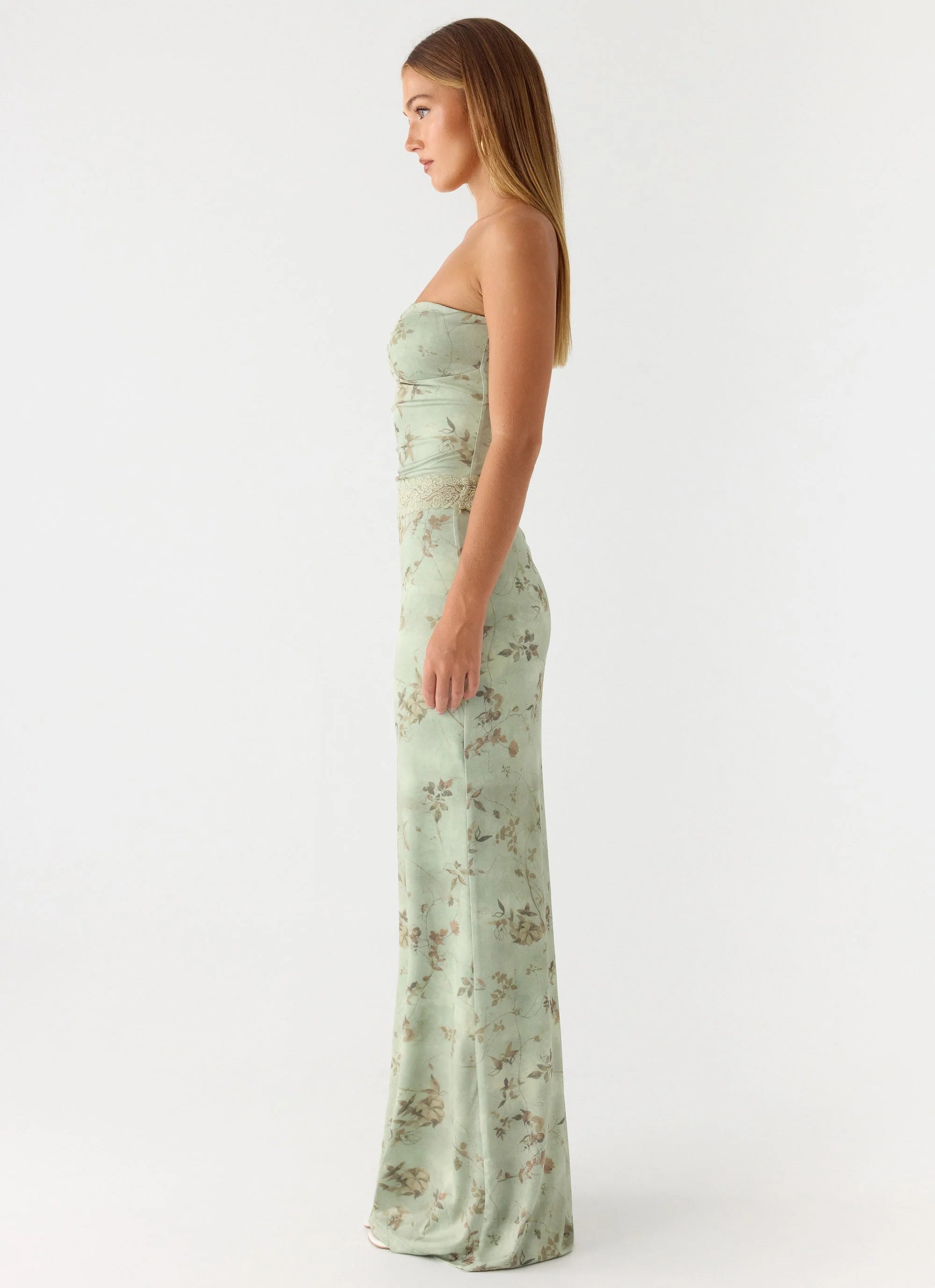 Come Through Maxi Dress - Wispy Fern