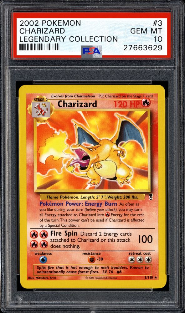 2002 Pokémon Legendary Collection Non-Sports/TCG Cards