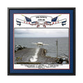 USS Nimitz CVN-68 Navy Floating Frame Photo Front View