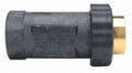 Zurn Check Valve, 1 in, Dual, Inline, Composite, FNPT x FNPT - 1UFX1F-705