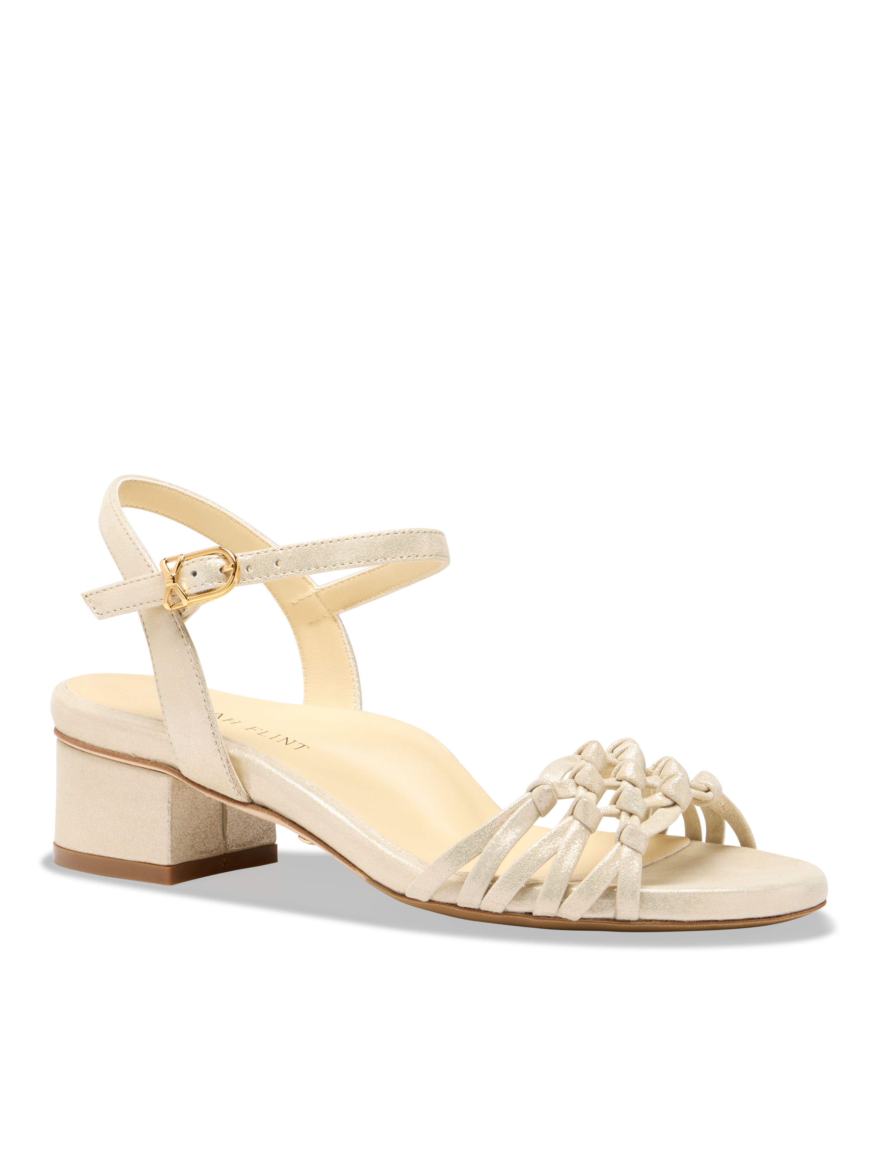 Perfect Erika 30 in Gold Shimmer Suede