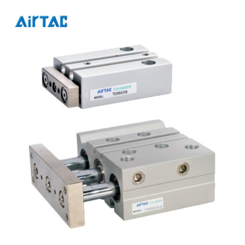 AirTAC three-axis guide cylinder, double-acting with magnetic ring, linear bearing; TCL80X250S