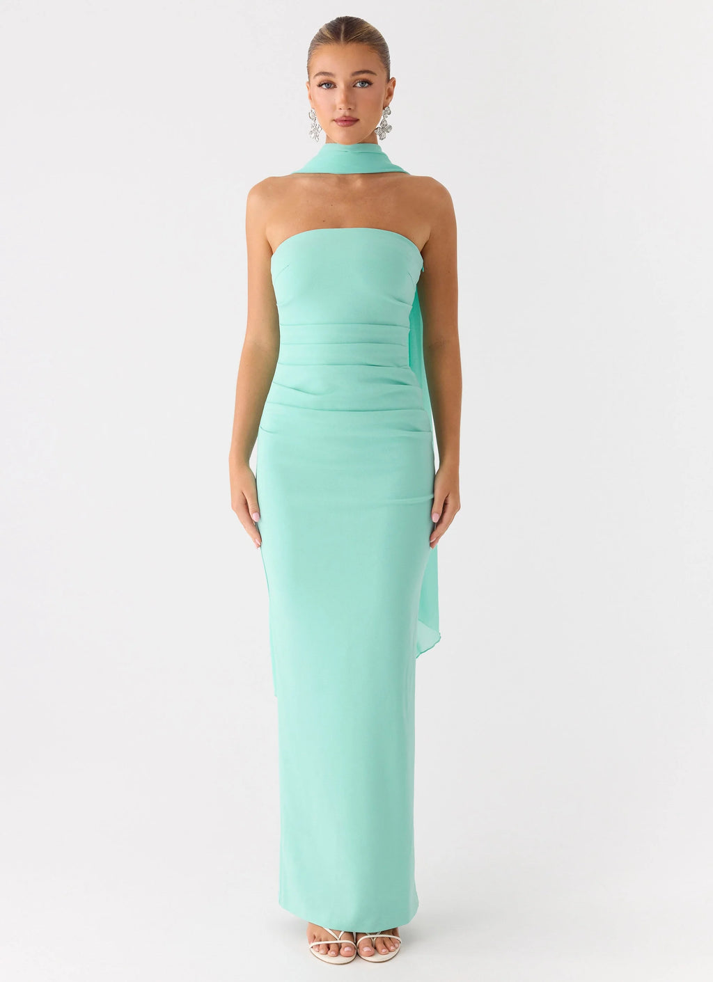 Libra Maxi Dress - Aqua