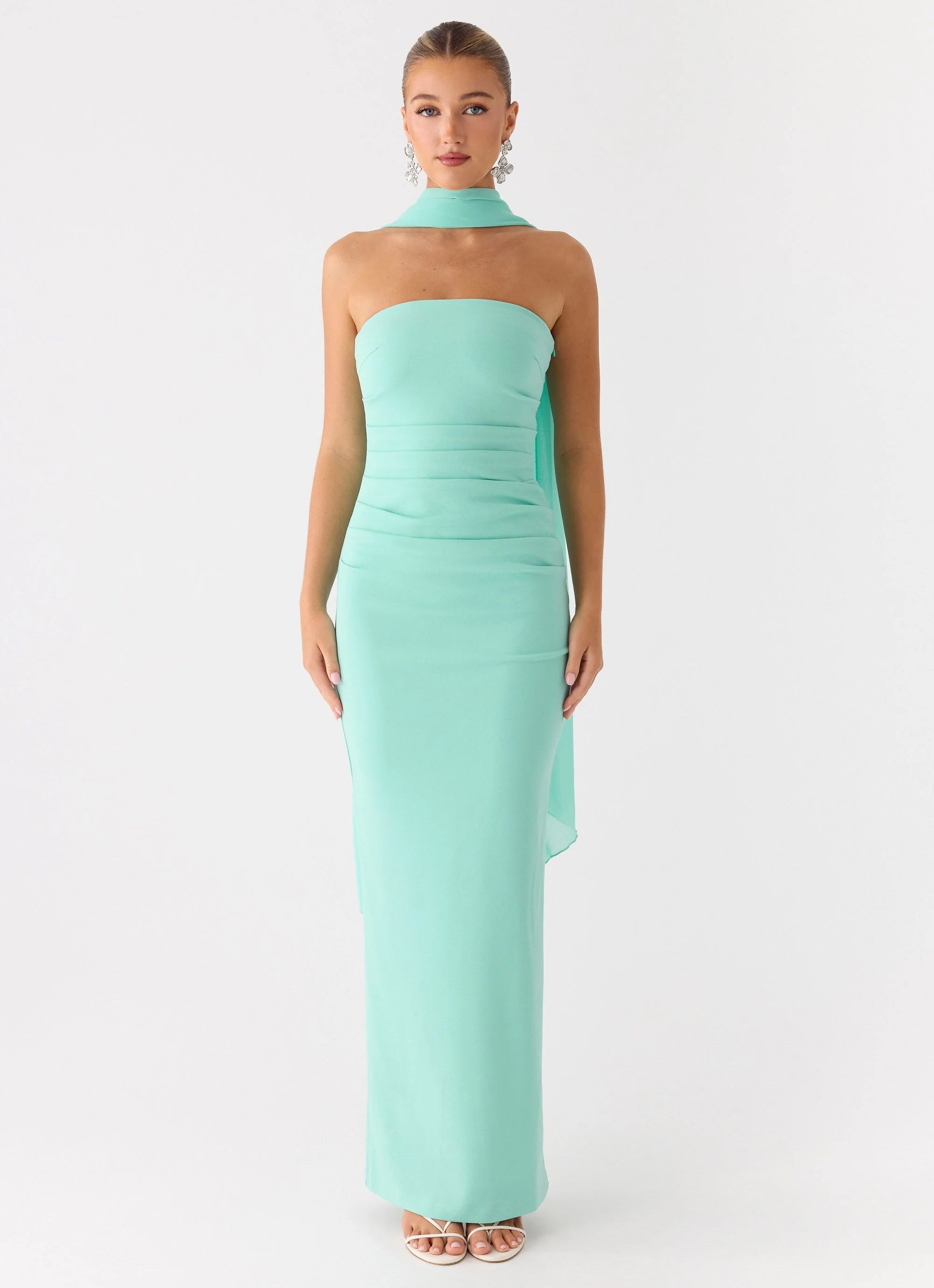 Libra Maxi Dress - Aqua