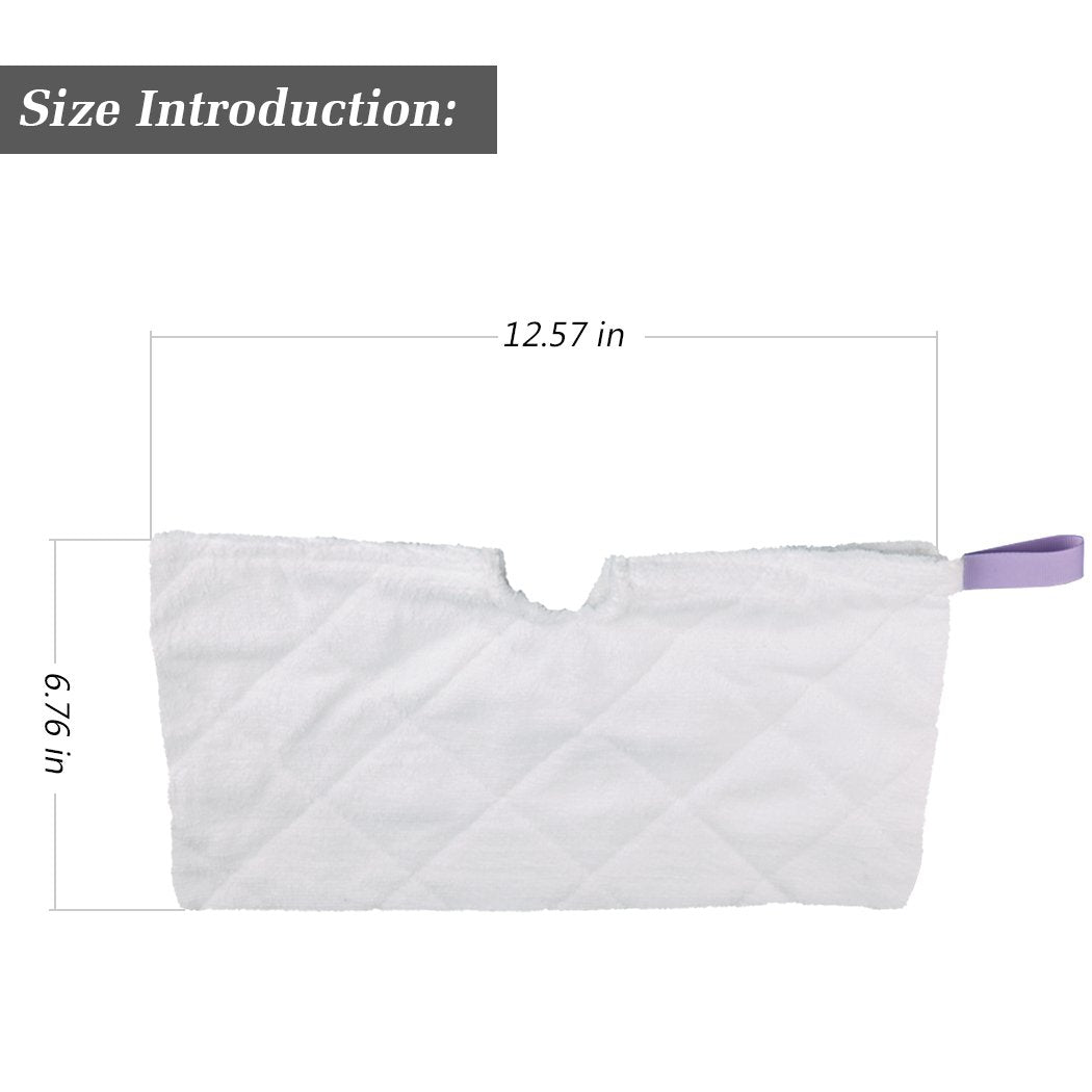 Steaming Mop Pad Replacement Shark Steam Pocket Mops S3501 Series S3601 S3550 S3901 S3801 Washable Microfiber Cleaning Pads 10 Packs