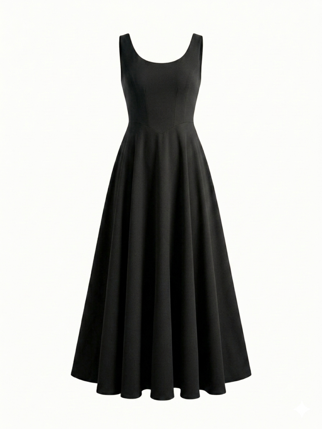 Stretchable Corset Fit & Flare Midi Dress - Uptownie
