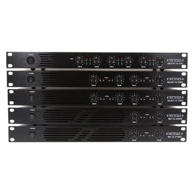 Definitive Audio - QUAD 1U 150D  - 4 x 150 W RMS 4 ohm 1U power amplifier