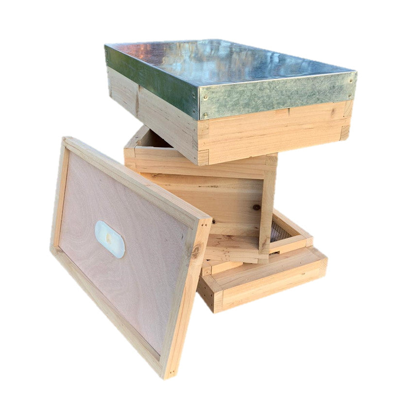 B.S. Wooden 6 Frame National Nucleus box