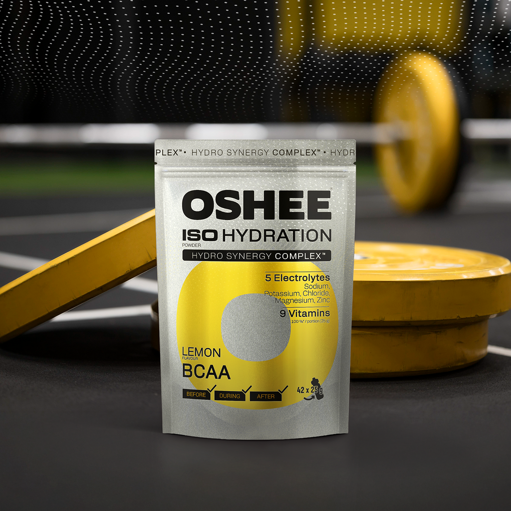 OSHEE ISO Hydration izotonik w proszku Lemon BCAA 1050 g