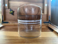 The Bzz 3-Piece Glass/Walnut Grinder - Bzz Box