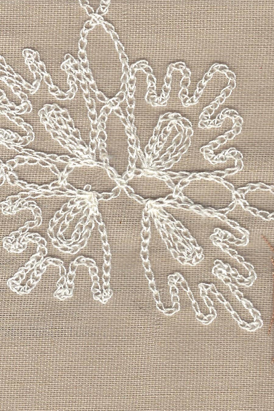 GRACE EMBROIDERY LINEN MAXI DRESS