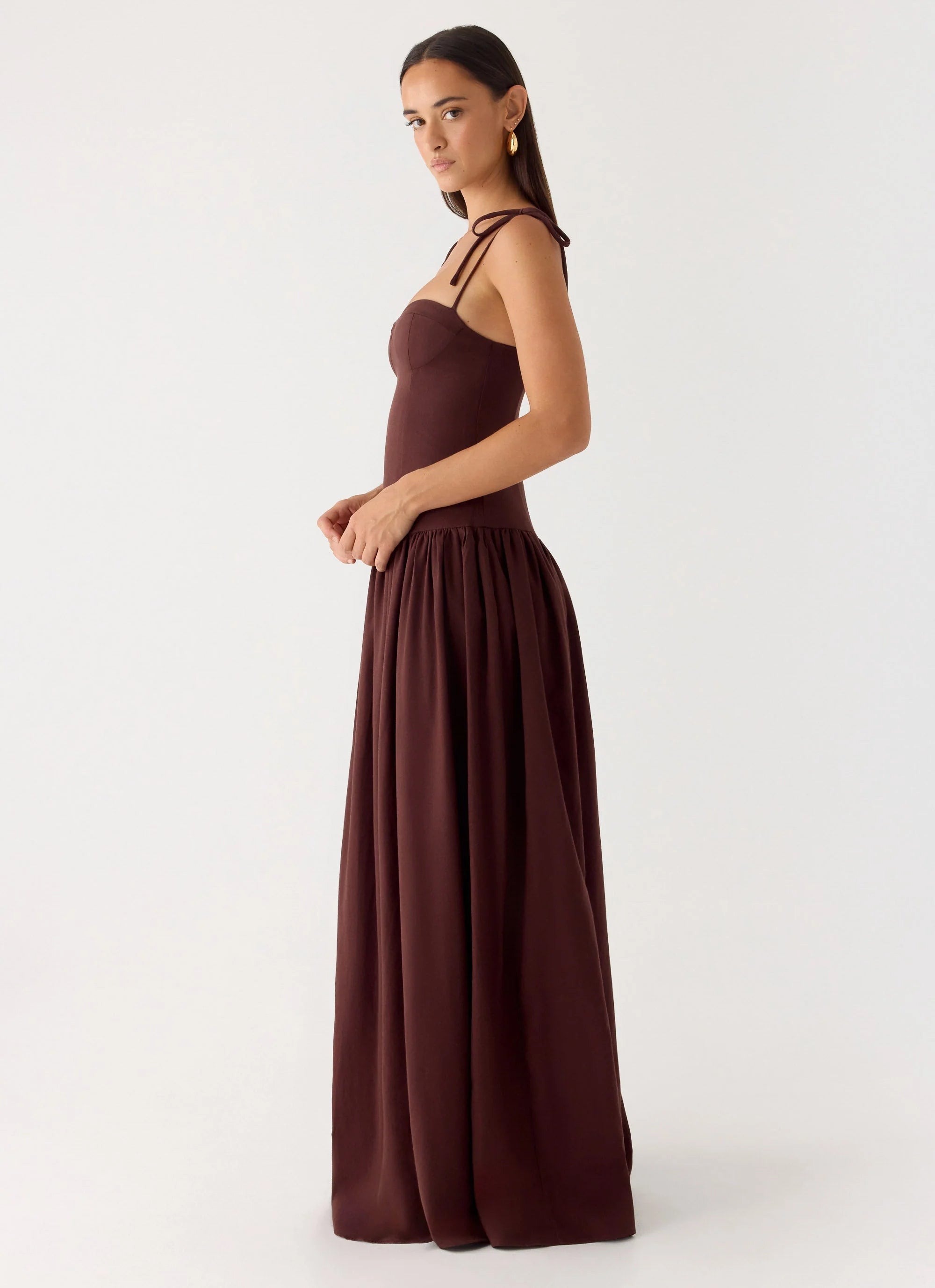 Giovanna Maxi Dress - Chocolate Drizzle