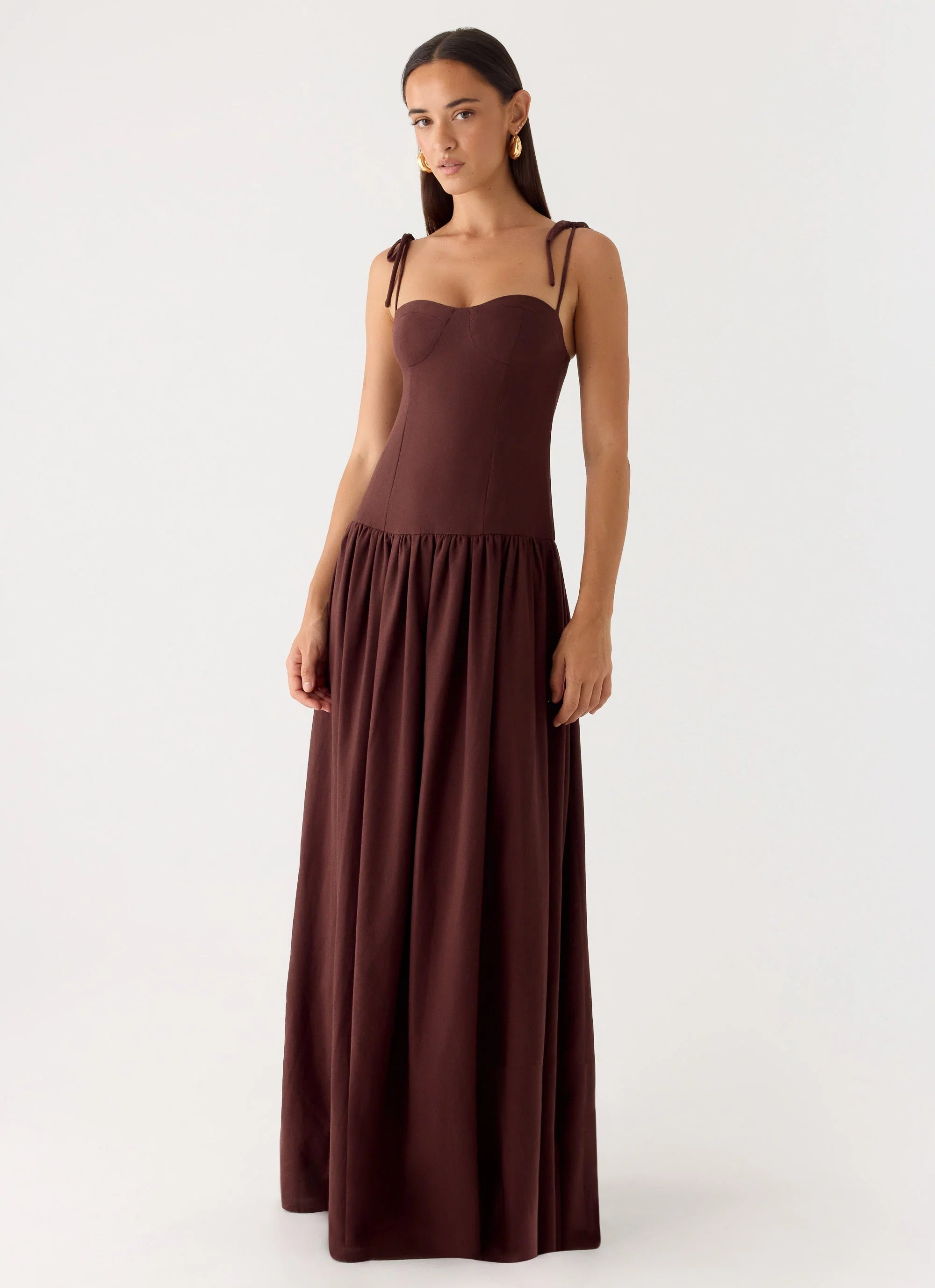 Giovanna Maxi Dress - Chocolate Drizzle
