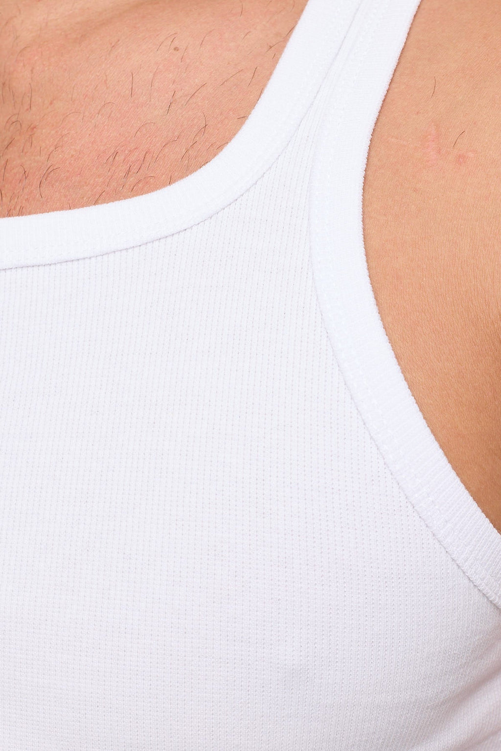 Common Need Square Neck Singlet Tank White