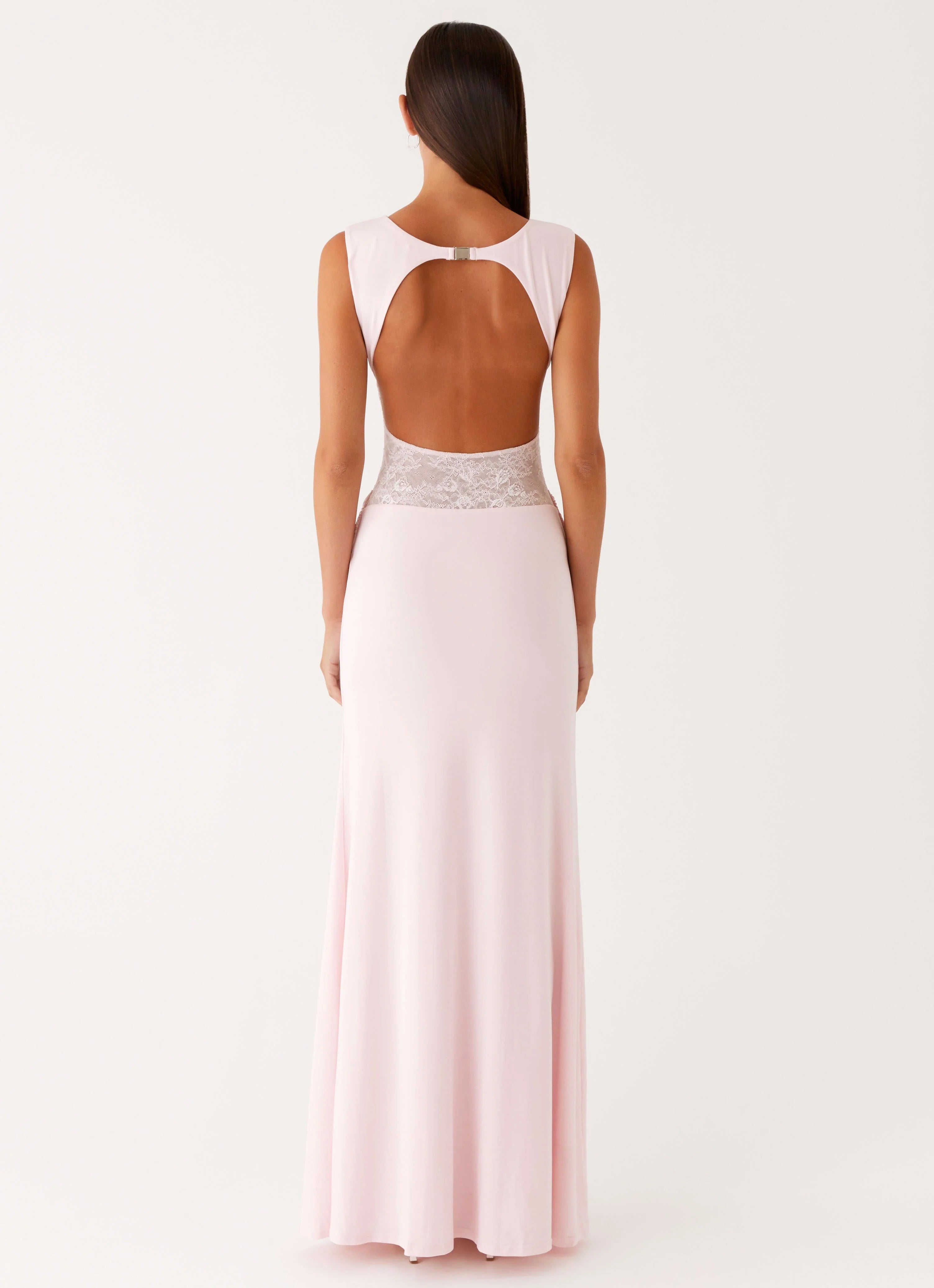 Love Tease Maxi Dress - Baby Pink