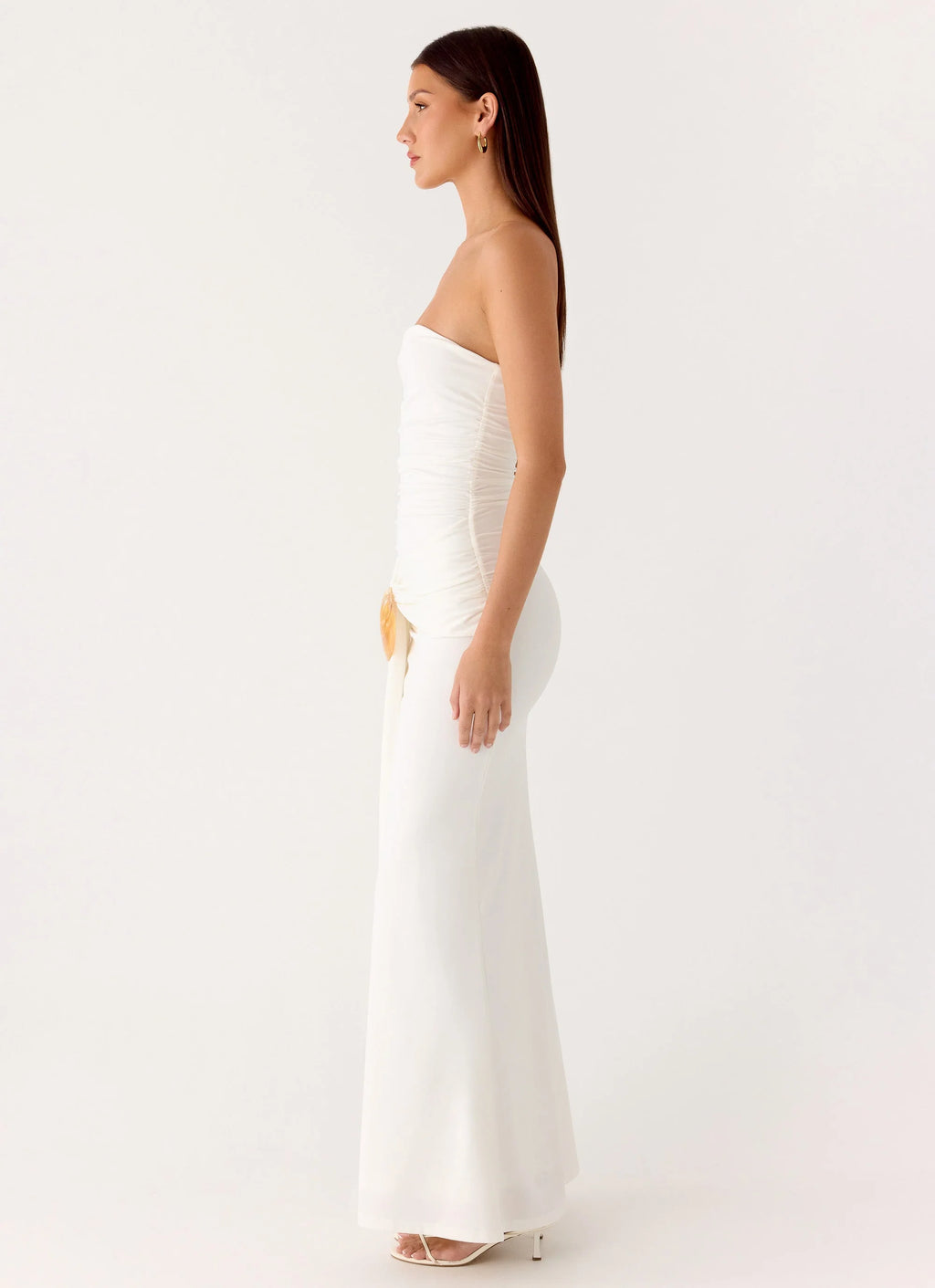 Party After Party Shell Maxi Dress - White