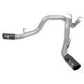 aFe ATLAS 4in DPF-Back Alum Steel Exhaust System w/Dual Exit Black Tip 2017 GM Duramax 6.6L (td)-SR1 Performance