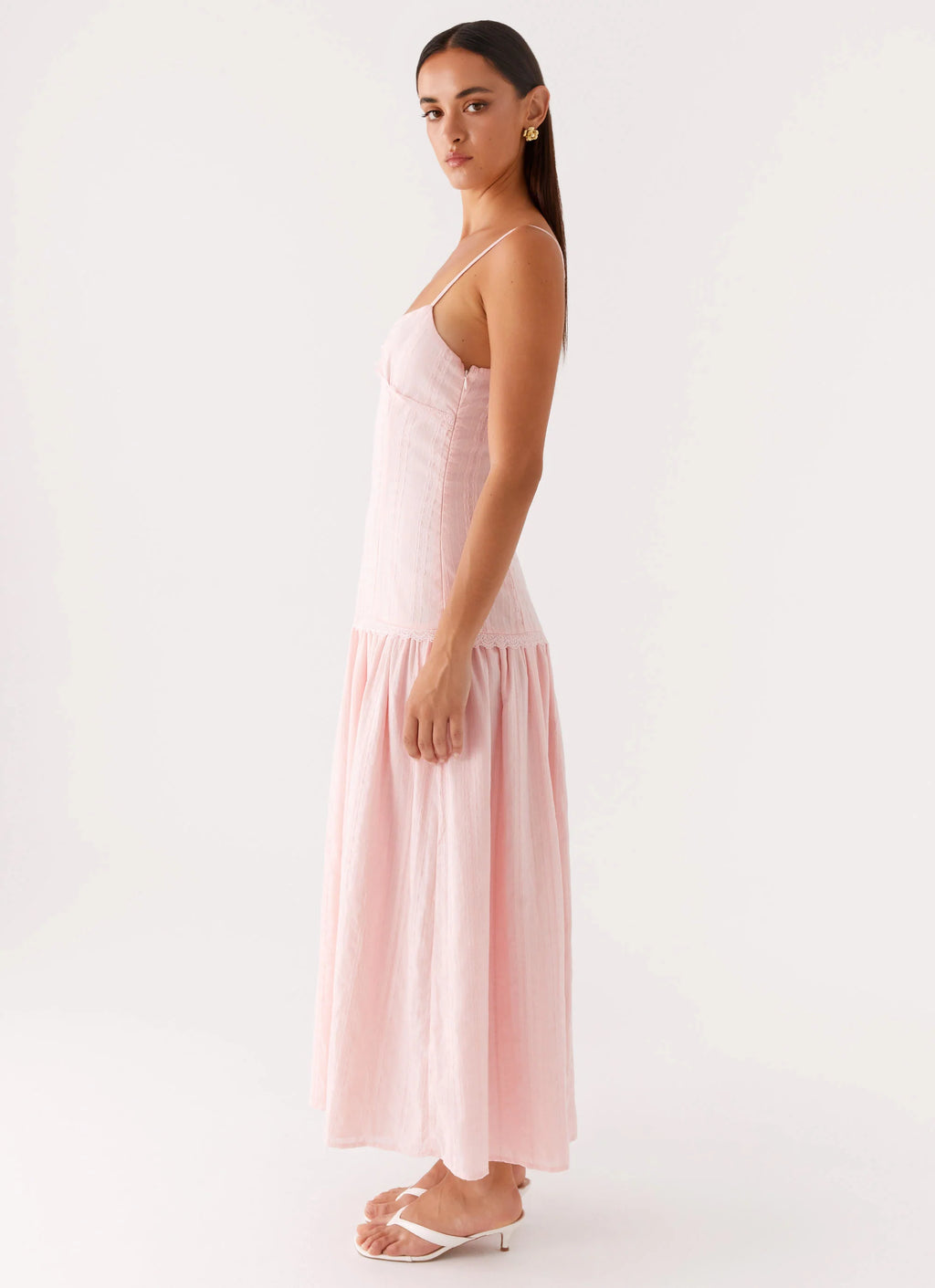 Found You Midi Dress - Pink