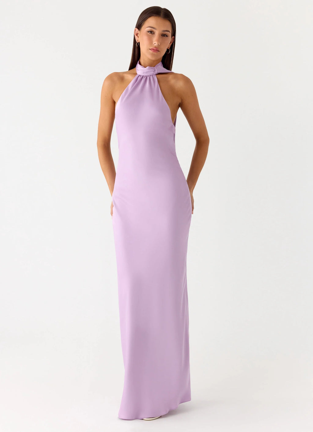 Keena Scarf Maxi Dress - Lavender