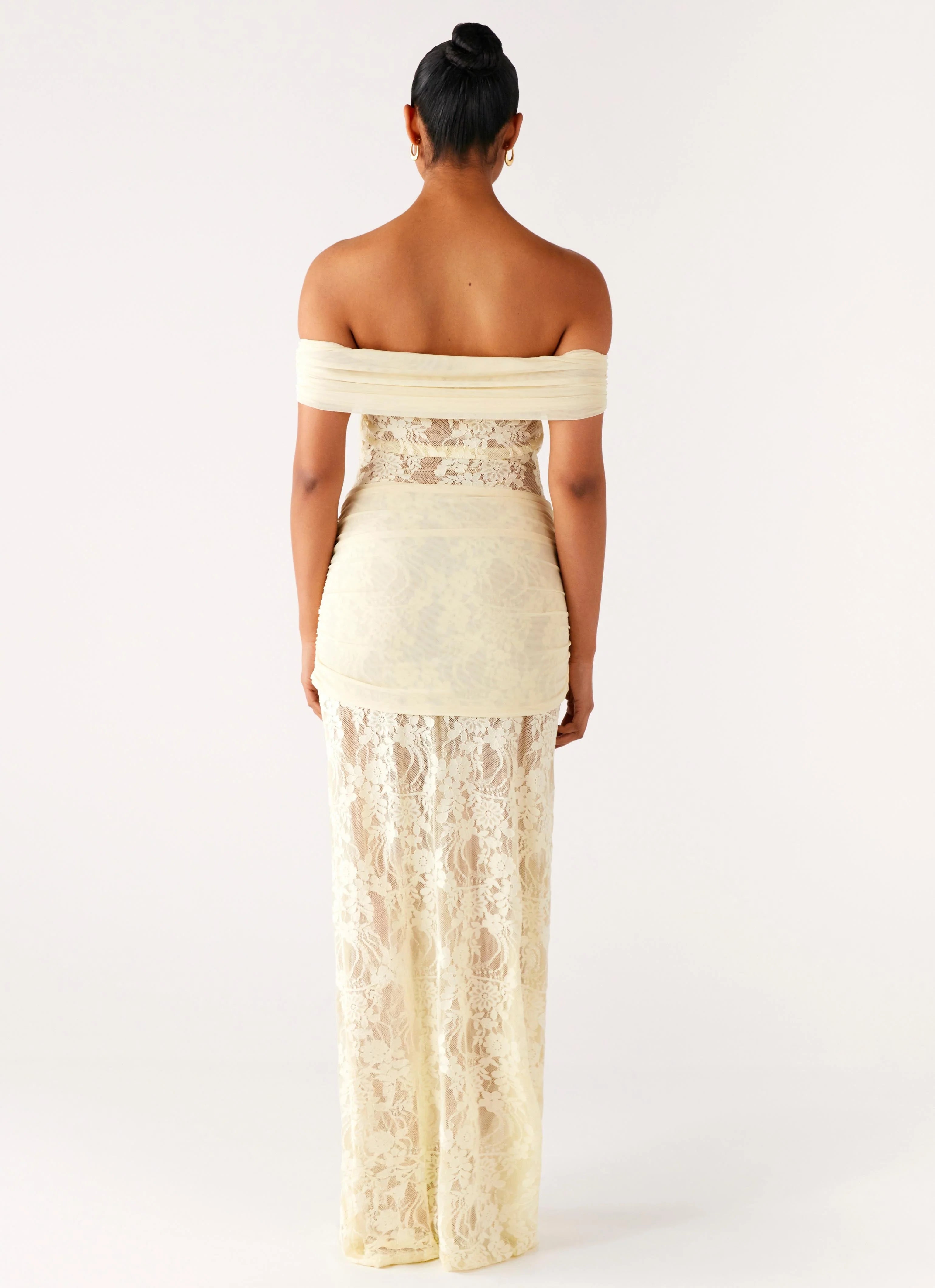 Gracie Twist Maxi Dress - Yellow