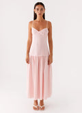 Found You Midi Dress - Pink