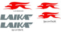 Adesivo per Camper Logo LAIKA (Kit 5 pezzi) - tarasartigrafiche