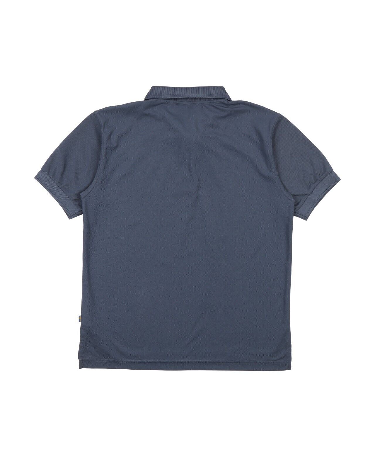 FJALLRAVEN Crowley Pique Polo Shirt Blue Men's Short Sleeve Top Size M