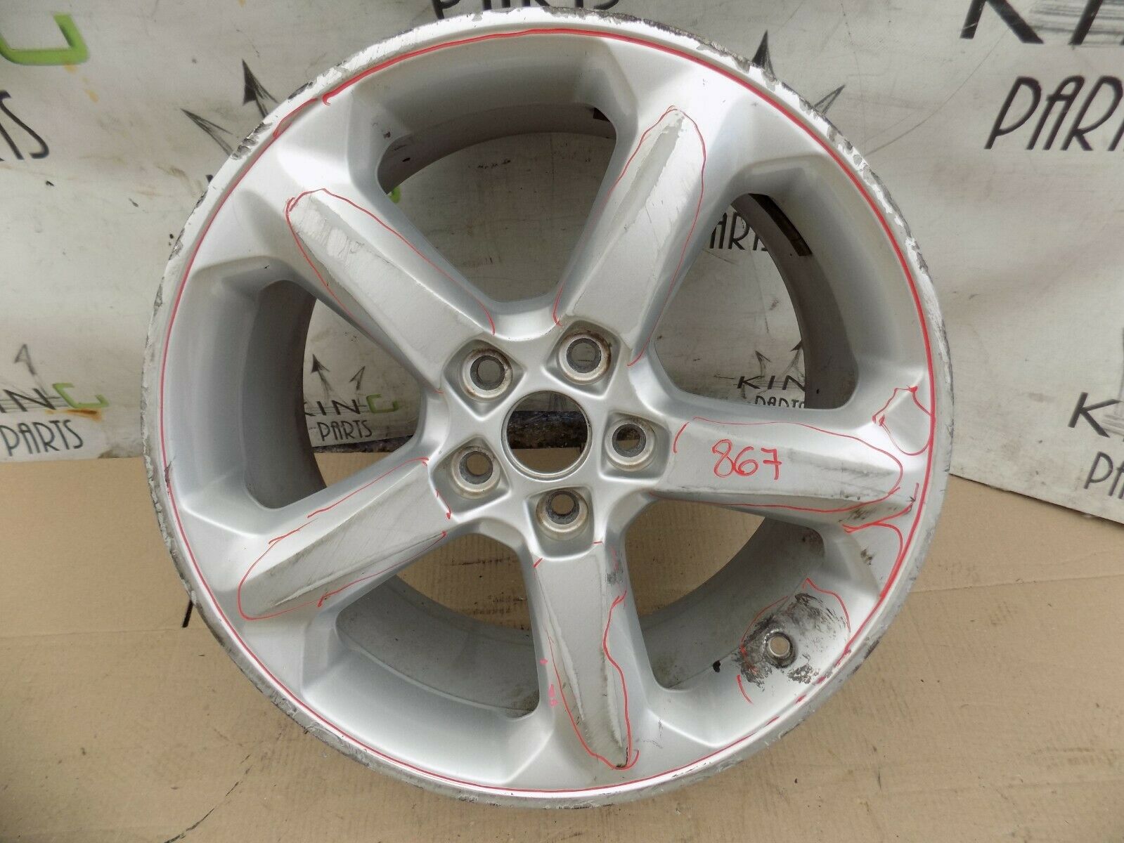 FORD MONDEO 18" TDCi TITANIUM X ALLOY WHEEL GENUINE OEM PART DS7C-1007-D1A #867